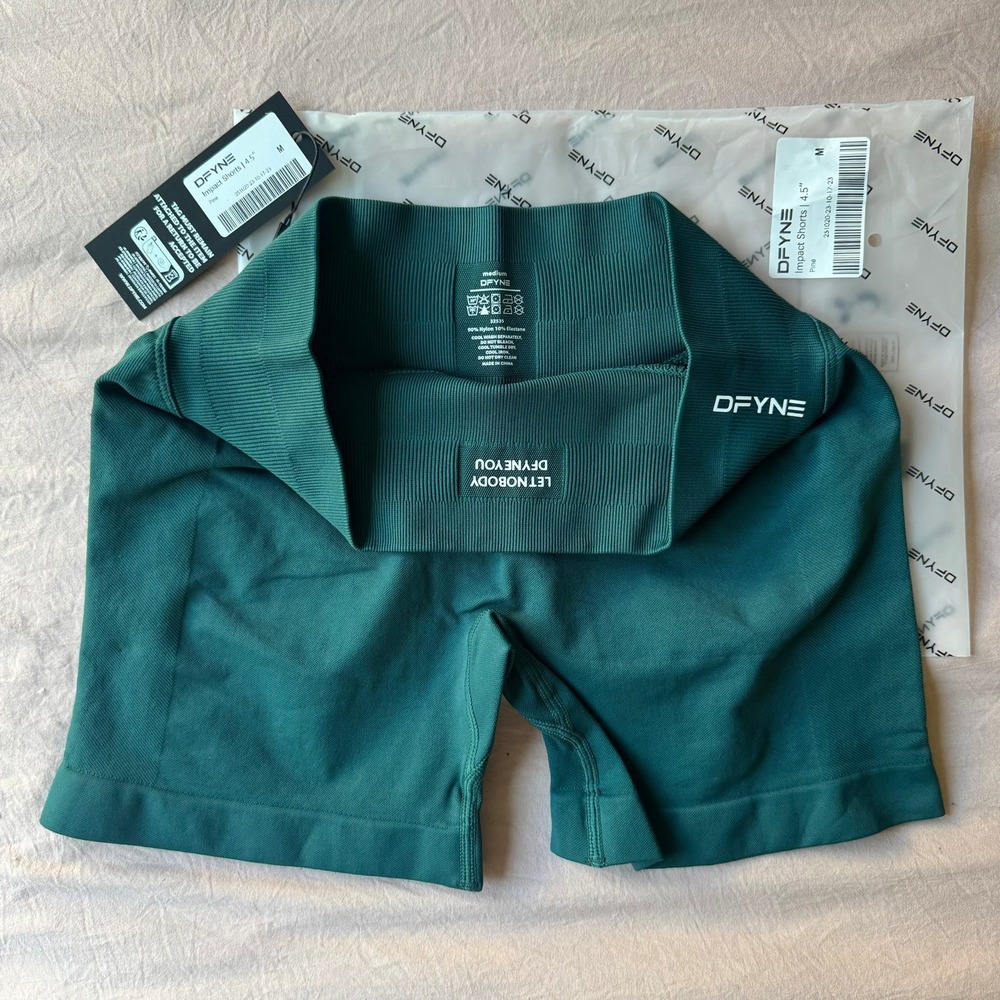 Dfyne impact shorts 4.5" pine medium - Picture 4 of 5